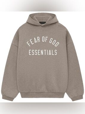 Fear of God ESSENTIALS Heather Grey Fleece Hoodie